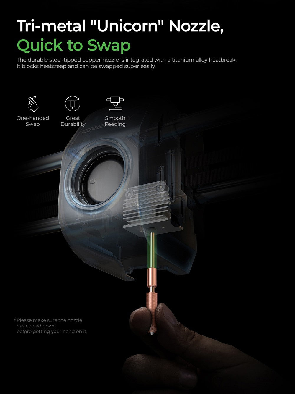 Impresora 3D Creality K1C, velocidad máxima de 600 mm/s, cámara con IA, boquilla de cambio rápido, extrusor totalmente metálico, imprime fibra de carbono, filtro de aire y modo silencioso.
