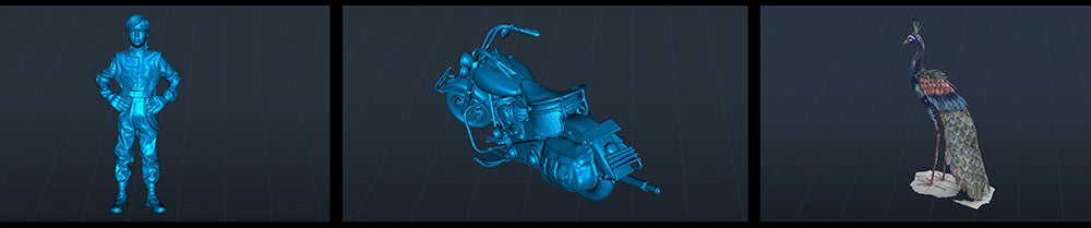 Escáner 3D Creality CR Scan Otter, velocidad de escaneo de 20 fps, precisión de 0,02 mm, visión estéreo de 4 lentes, escaneo a todo color de 24 bits, 8 luces infrarrojas.