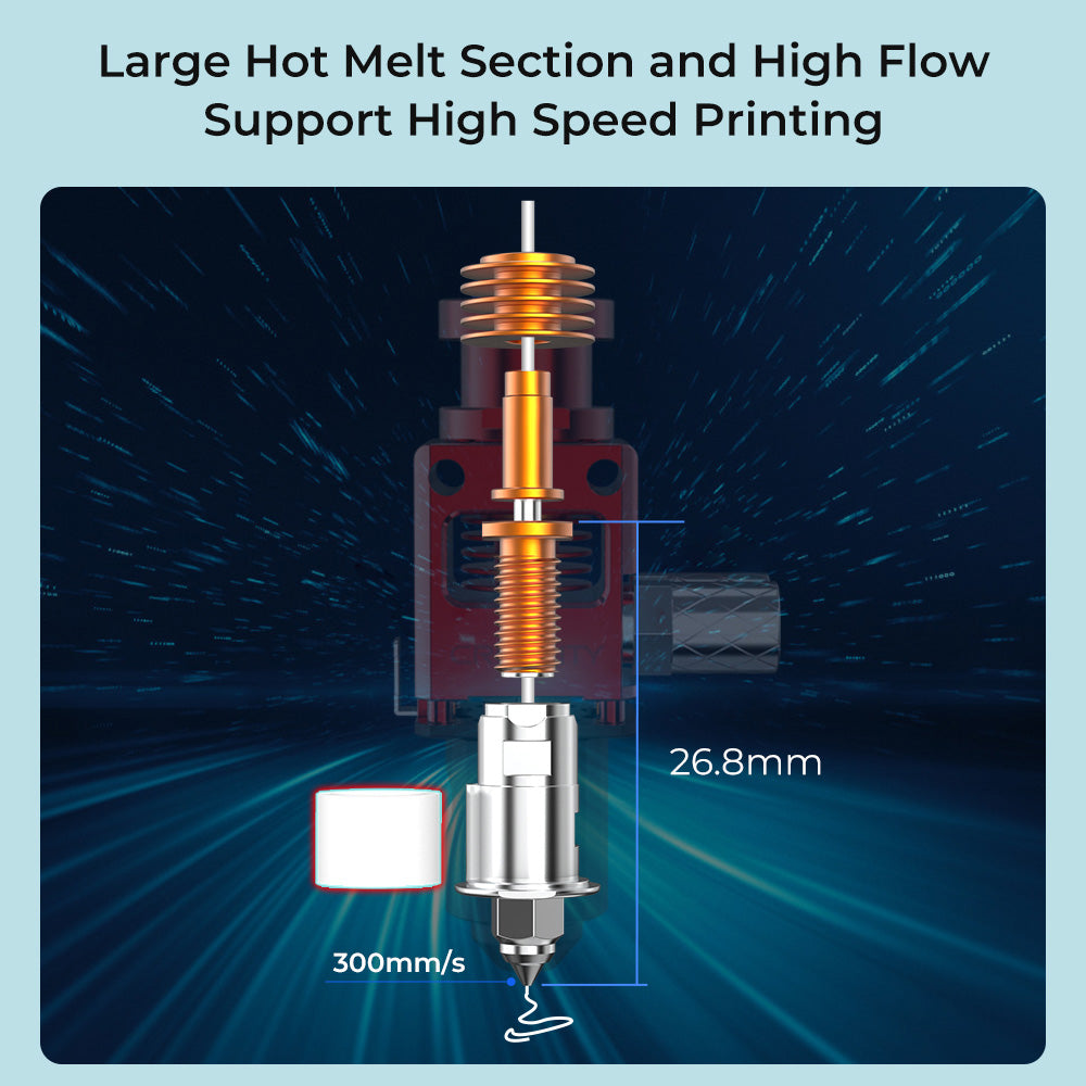 Hotend cerámico refrigerado por agua Creality Spider