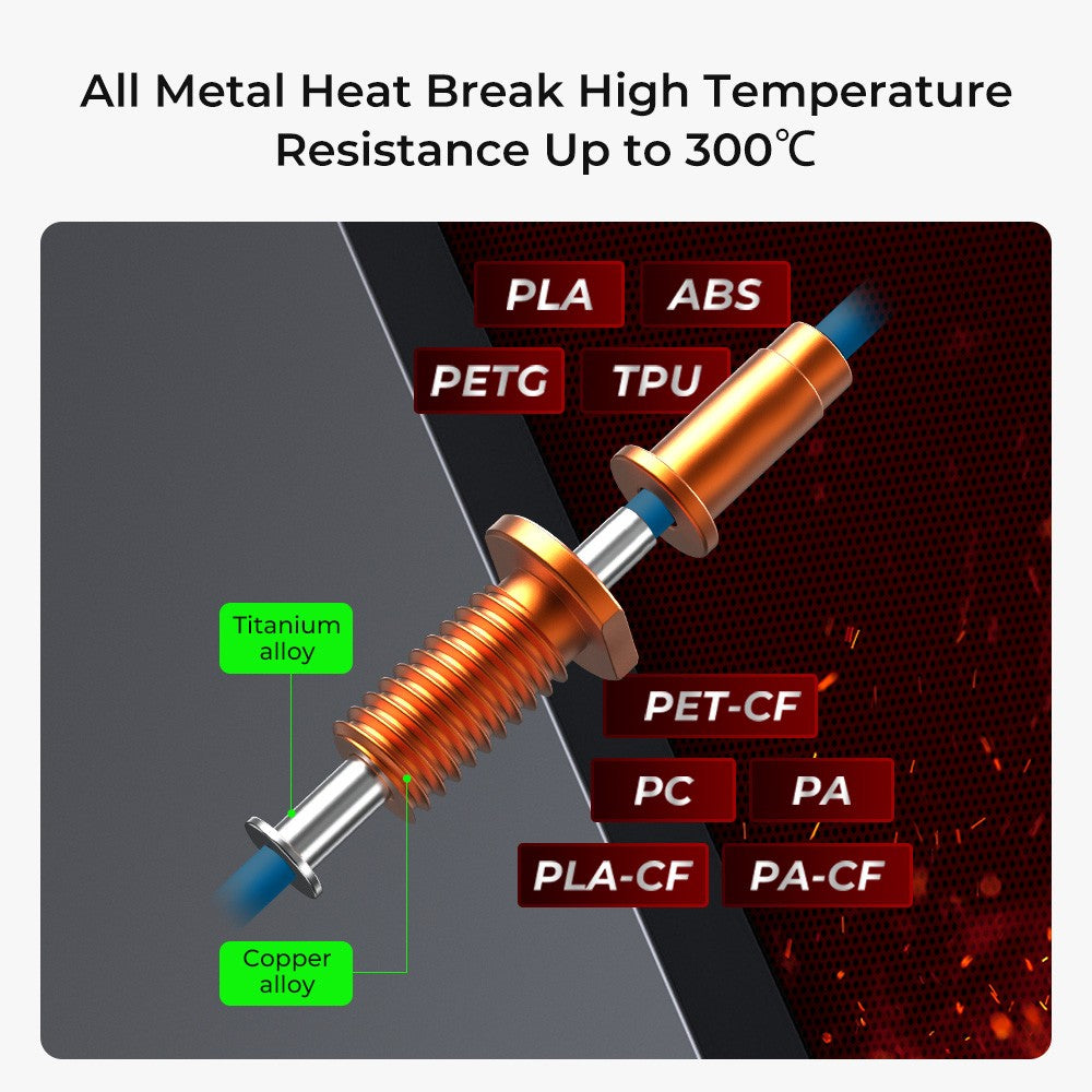Hotend cerámico refrigerado por agua Creality Spider
