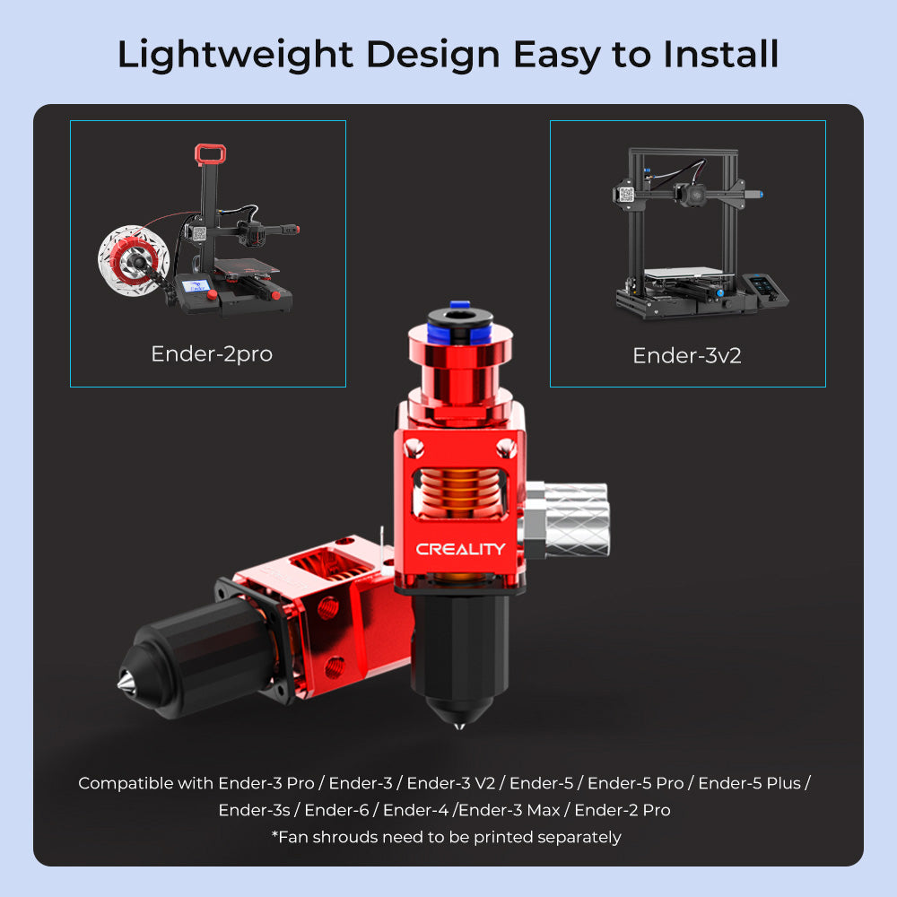 Hotend cerámico refrigerado por agua Creality Spider