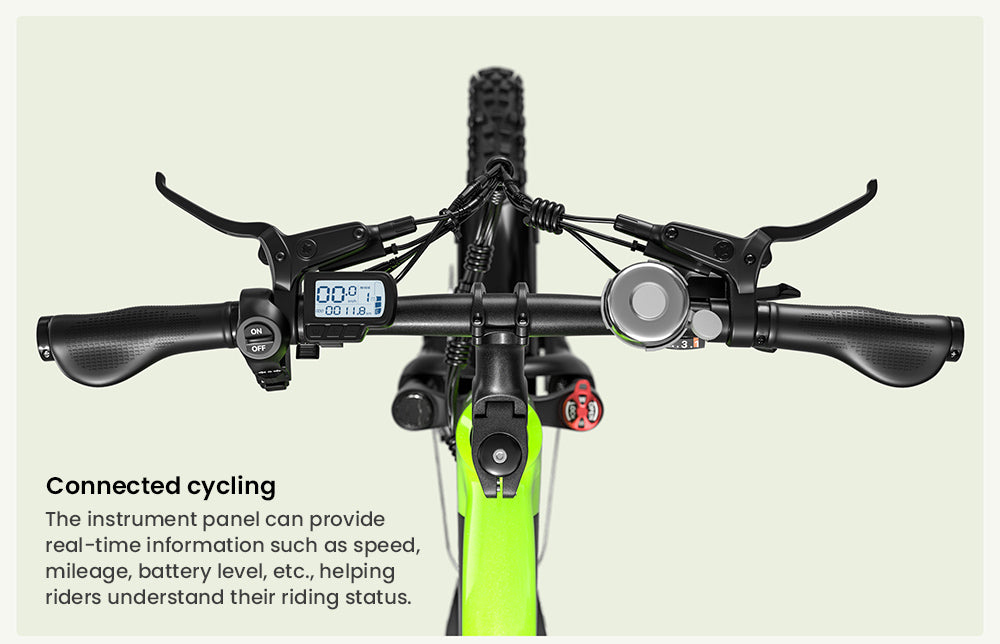 Bicicleta eléctrica para adolescentes CYSUM Hoody, motor de 250 W, batería de 36 V y 10 Ah, velocidad máxima de 35 km/h, autonomía máxima de 55 km, neumáticos de 24 x 2,1 pulgadas, Shimano de 8 velocidades, pantalla LCD, faros LED.