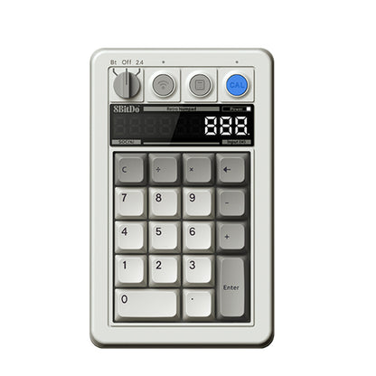 8BitDo Retro18 Mechanical Numpad - Light Grey