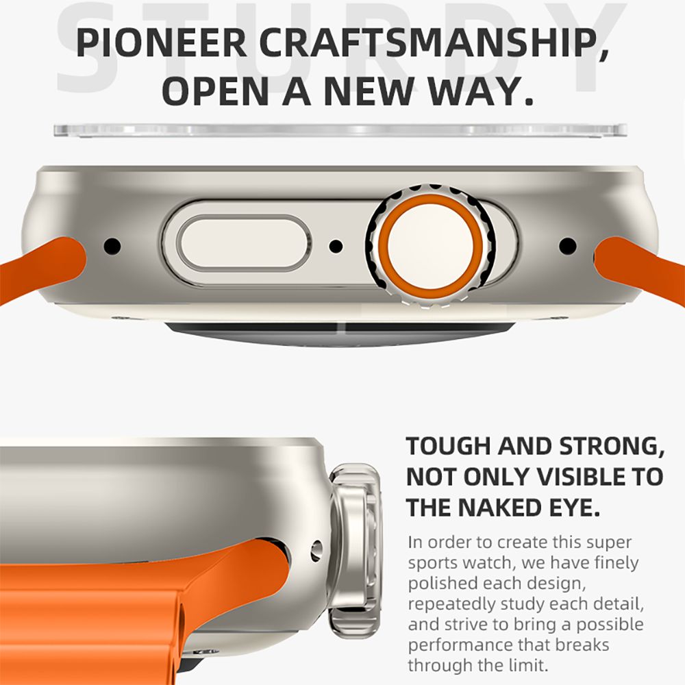 Reloj inteligente Diona ET3, pantalla de 2,1 pulgadas, asistente de voz, monitorización de la salud, llamadas Bluetooth, múltiples modos deportivos.