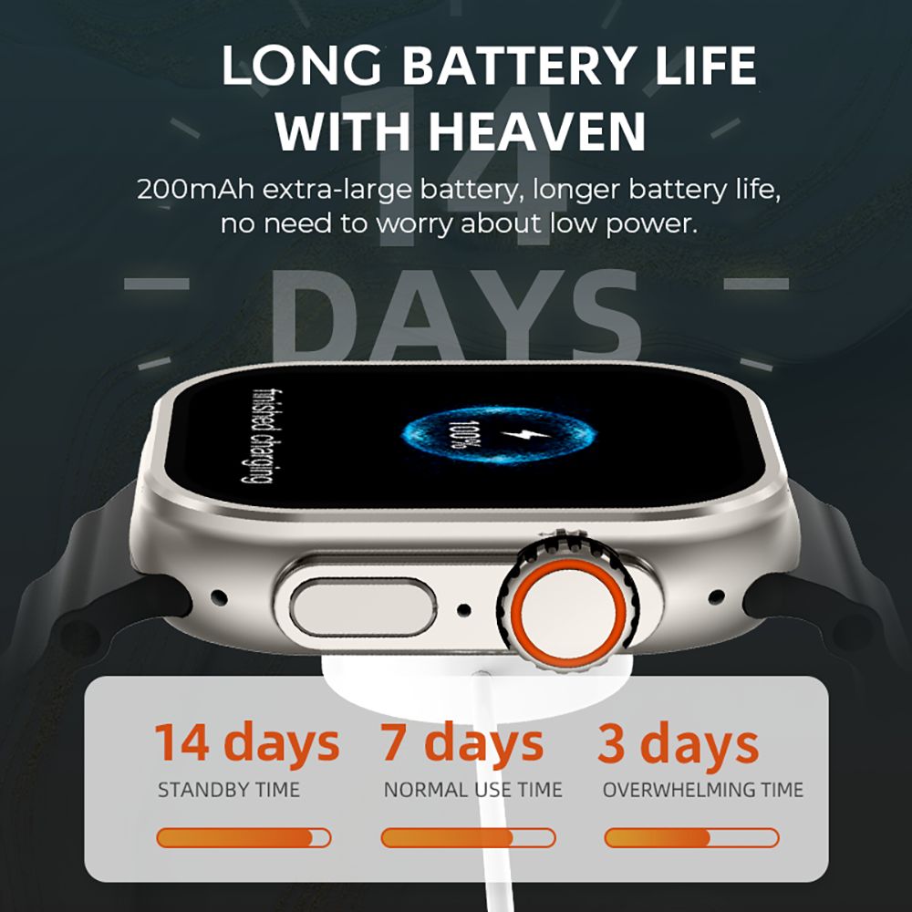 Reloj inteligente Diona ET3, pantalla de 2,1 pulgadas, asistente de voz, monitorización de la salud, llamadas Bluetooth, múltiples modos deportivos.