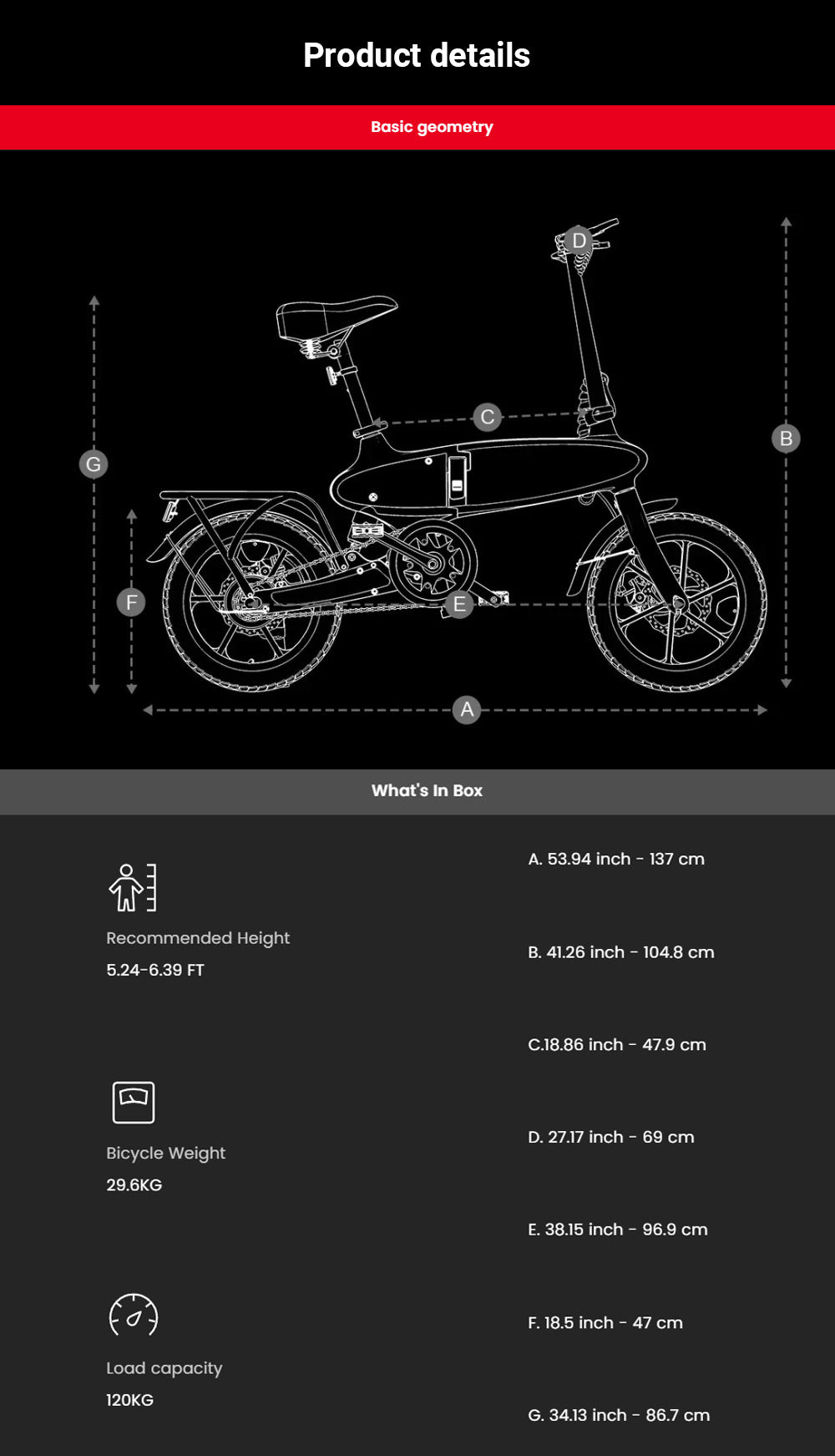 DYU C2 Elektrofahrrad, 250-W-Motor, 48-V-7,5-Ah-Akku, 16 x 2,5-Zoll-Reifen, 25 km/h Höchstgeschwindigkeit, 40 km Reichweite, Doppelscheibenbremsen, LED-Display