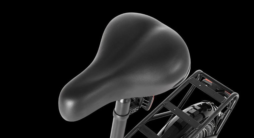Bicicleta eléctrica plegable DYU C3, motor de 250 W, batería de 36 V y 7,5 Ah, neumáticos de 14 pulgadas, velocidad máxima de 25 km/h, autonomía de 37 km, frenos de disco delanteros y traseros.