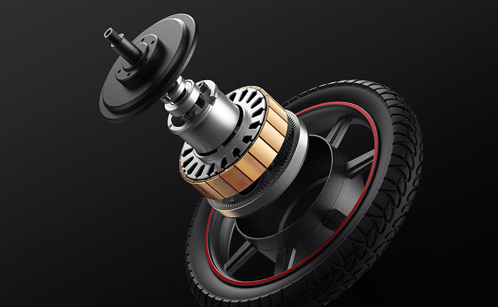 Bicicleta eléctrica plegable DYU C3, motor de 250 W, batería de 36 V y 7,5 Ah, neumáticos de 14 pulgadas, velocidad máxima de 25 km/h, autonomía de 37 km, frenos de disco delanteros y traseros.
