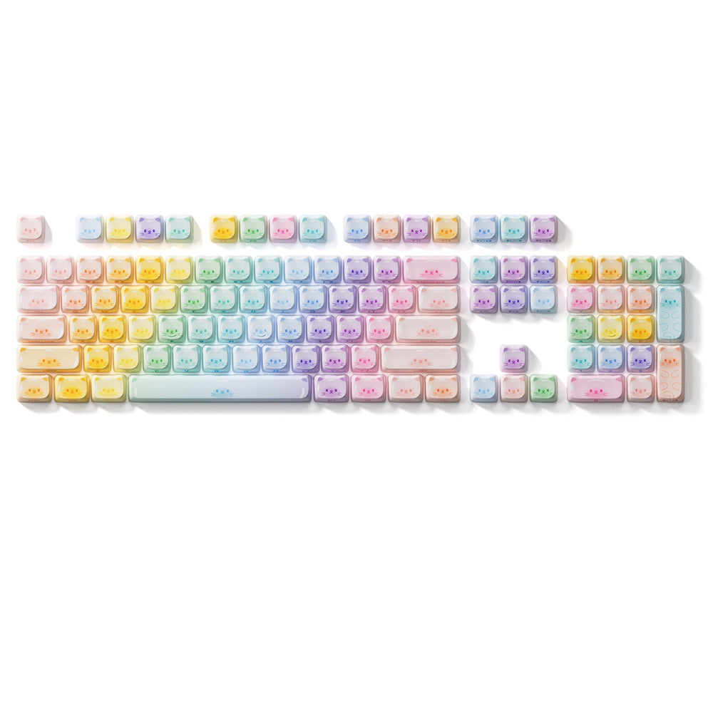 Akko Colorful Cats Keycap Set (142-key)