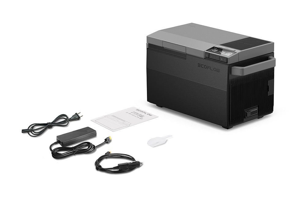 EcoFlow GLACIER Portable Refrigerator, 120W Compressor, Dual Zone, Dual Control, 38L Large Capacity, Smart App Control