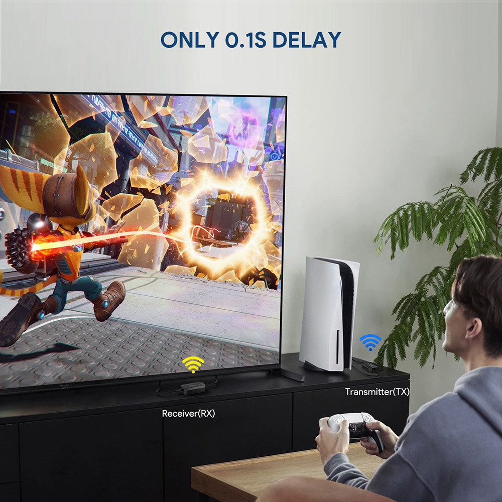 EDUP EH-WD9905 Wireless HDMI Transmitter and Receiver, 98ft Transmission, Plug and Play, Compatible with Android / Windows /iOS / Mac OS