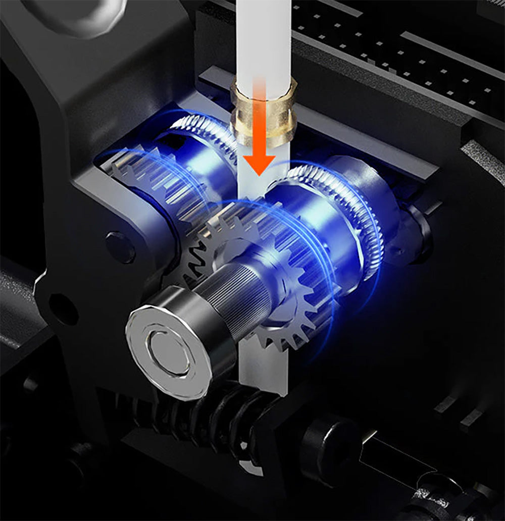 Impresora 3D Elegoo Neptune 4 Max, Nivelación Automática, Velocidad Máxima de Impresión 500 mm/s, Firmware Klipper, Boquilla de Alta Temperatura 300 Celsius, Ventilador de Refrigeración, Conexión WiFi, 420*420*480mm