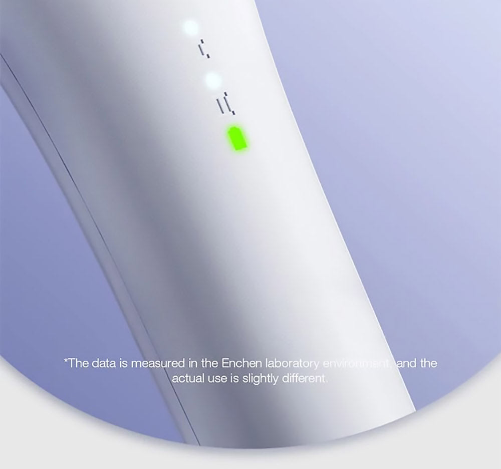 Máquina removedora de callos eléctrica Enchen EMJ001, rotación de 360 grados, dos velocidades ajustables, impermeable IPX6, tres cabezales de molienda.