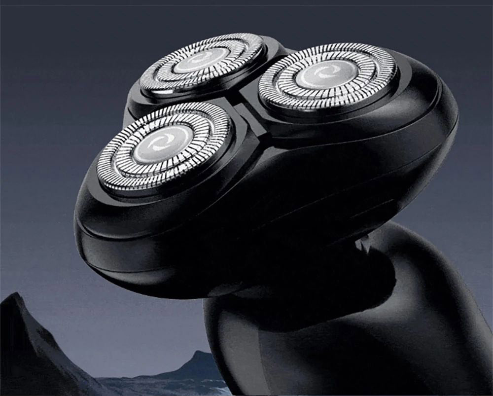 Afeitadora eléctrica Enchen Mocha S con cabezales flotantes omnidireccionales, sistema inteligente anti-tirones, magnética, lavable IPX7.