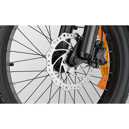 ENGWE L20 3.0 Boost Electric Bike, 250W Motor, 48V 13.5Ah Battery, 20*3.0 inch Tire, 135km Max Range, Hydraulic Brakes, Full Suspension, Torque Sensor, Shimano 7-speed - Golden