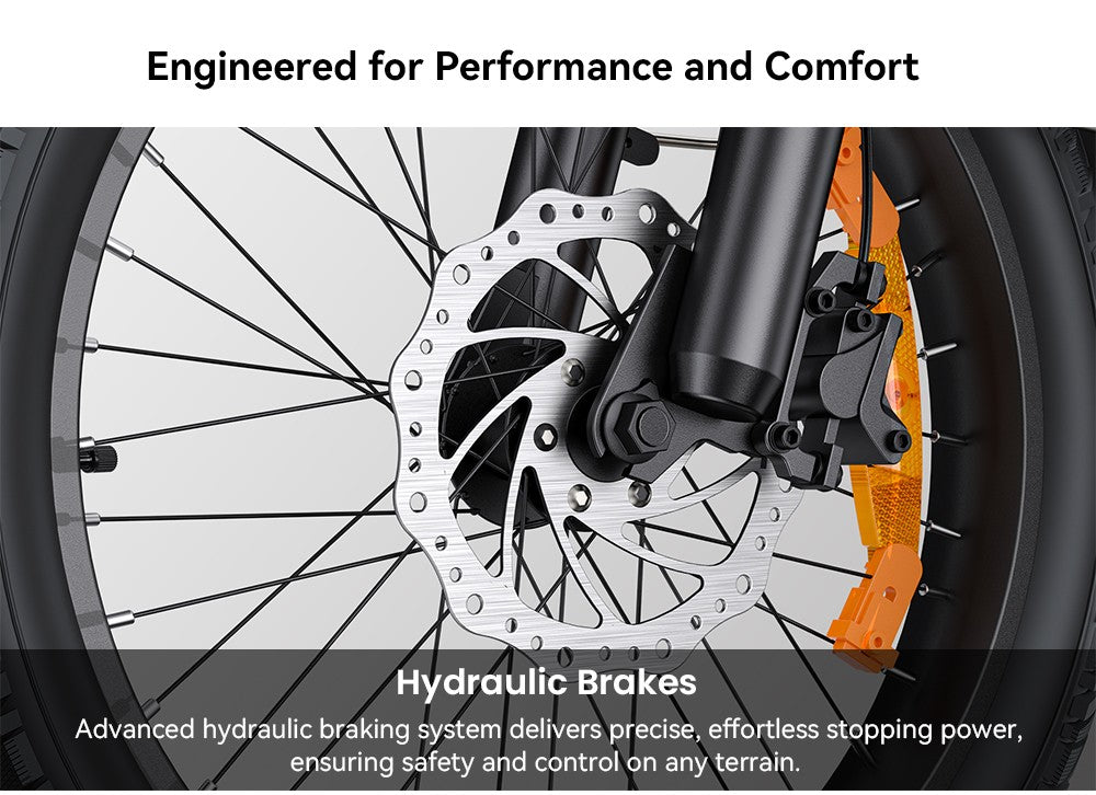 ENGWE L20 3.0 Boost Elektrofahrrad, 250-W-Motor, 48-V-13,5-Ah-Akku, 20 x 3,0-Zoll-Reifen, 135 km maximale Reichweite, hydraulische Bremsen, Vollfederung, Drehmomentsensor, Shimano 7-Gang-Schaltung – Gold