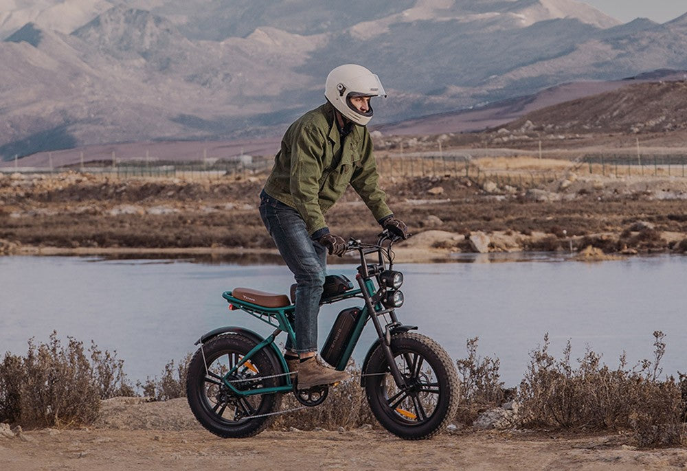 ENGWE M20 Dual Battery Mountainbike E-Bike, 20 x 4,0 Zoll Fatbike-Reifen, 750-W-Brushless-Motor, 45 km/h Höchstgeschwindigkeit, 48-V-Akkus (2 x 13 Ah), Scheibenbremsen vorne und hinten, Shimano 7-Gang-Schaltung – Weiß