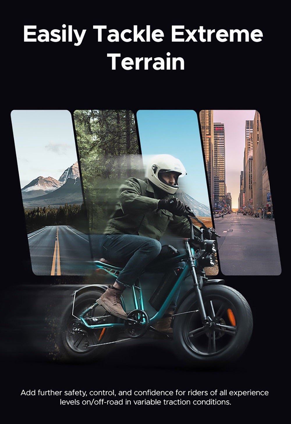 ENGWE M20 Dual Battery Mountainbike E-Bike, 20 x 4,0 Zoll Fatbike-Reifen, 750-W-Brushless-Motor, 45 km/h Höchstgeschwindigkeit, 48-V-Akkus (2 x 13 Ah), Scheibenbremsen vorne und hinten, Shimano 7-Gang-Schaltung – Weiß