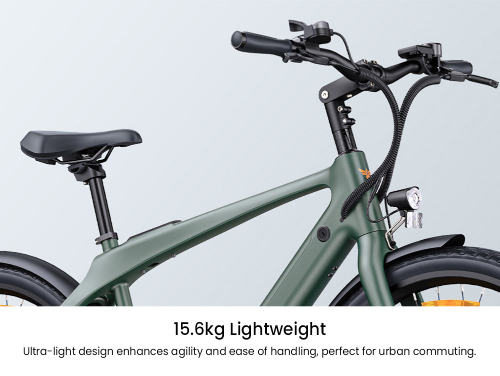 ENGWE MapFour N1 Air Electric Bike, 250W Motor, 36V 10Ah Battery, 700*38C Spoke Tires, 25km/h Max Speed, 100km Range, Front & Rear Mechanical Disc Brake, SHIMANO 7-speed, Torque Sensor, LCD Color Display - Charcoal Grey
