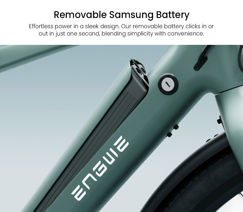 ENGWE MapFour N1 Air Electric Bike, 250W Motor, 36V 10Ah Battery, 700*38C Spoke Tires, 25km/h Max Speed, 100km Range, Front & Rear Mechanical Disc Brake, SHIMANO 7-speed, Torque Sensor, LCD Color Display - Charcoal Grey