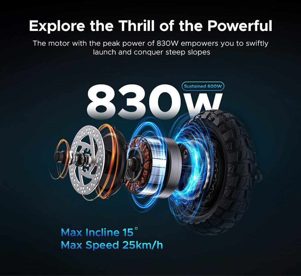 ENGWE Y600 Elektroroller, 600-W-Motor, 48-V-18,2-Ah-Akku, 10 x 4-Zoll-Fat-Reifen, 25 km/h Höchstgeschwindigkeit, 70 km Reichweite, mechanische Scheibenbremse, abnehmbarer Sitz