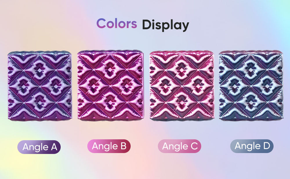 Filamento PLA de seda de alta velocidad de cuatro colores ERYONE, 1 kg - Llama fría nocturna (morado oscuro, magenta, rosa y azul cielo)