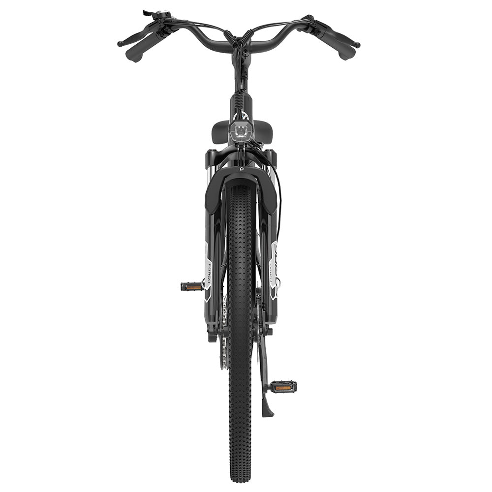 Bicicleta eléctrica ESKUTE ES-26-LJ, motor BAFANG de 250 W, batería de 36 V y 20 Ah, ruedas de 26 x 1,75 pulgadas, velocidad máxima de 25 km/h, autonomía de 120 km, frenos de disco, horquilla con suspensión, SHIMANO de 7 velocidades - Negro.