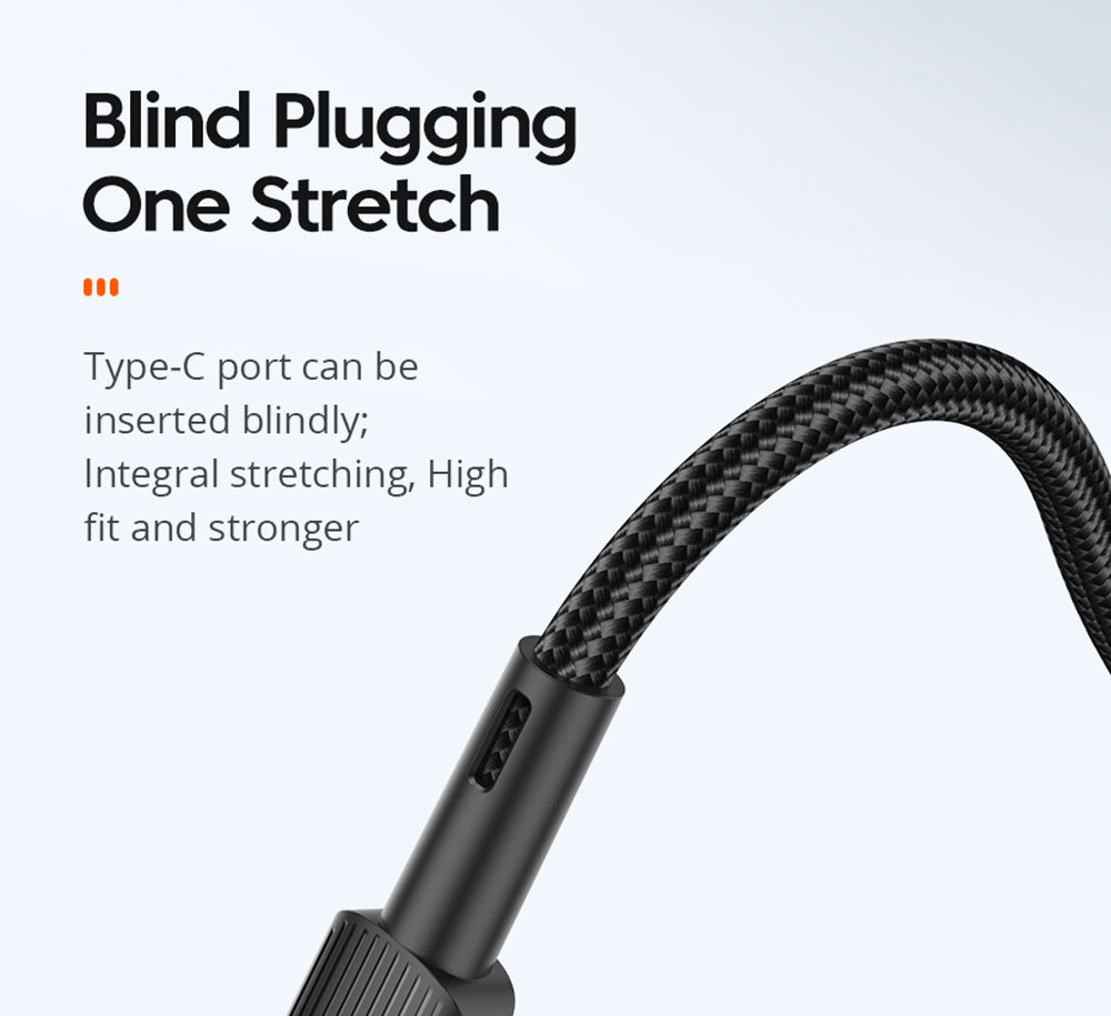 Cable de datos ESSAGER de 100 W, tipo C a tipo C, carga rápida PD, velocidad de transmisión de 480 Mbps, para MacBook/tableta/teléfono móvil Huawei Samsung - Cable de 1 m