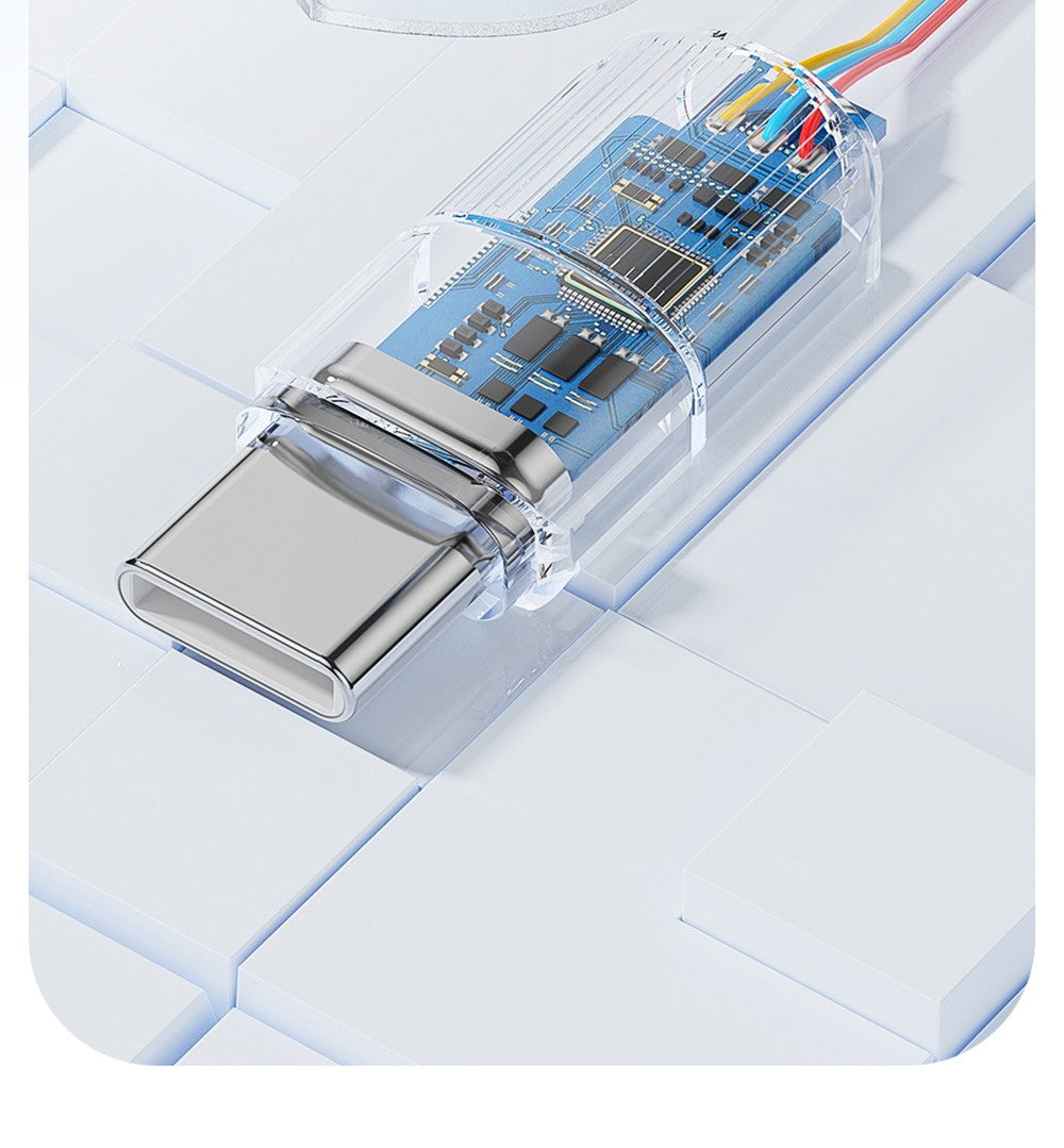 Cable de datos ESSAGER de 100 W, tipo C a tipo C, carga rápida PD, velocidad de transmisión de 480 Mbps, para MacBook/tableta/teléfono móvil Huawei Samsung - Cable de 1 m