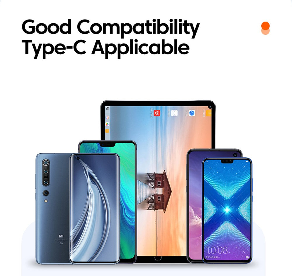 Cable de datos ESSAGER de 100 W, tipo C a tipo C, carga rápida PD, velocidad de transmisión de 480 Mbps, para MacBook/tableta/teléfono móvil Huawei Samsung - Cable de 1 m