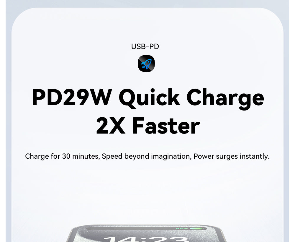 Cable de carga ESSAGER de 29 W y 3 A, de tipo C a Lightning, USB 2.0 de 480 Mbps, adsorción magnética, flexible y ajustable, con chip inteligente, 1 m.