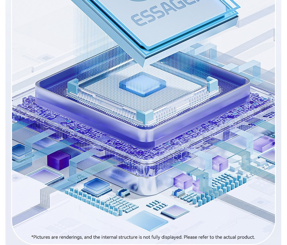 Cable de carga ESSAGER de 29 W y 3 A, de tipo C a Lightning, USB 2.0 de 480 Mbps, adsorción magnética, flexible y ajustable, con chip inteligente, 1 m.