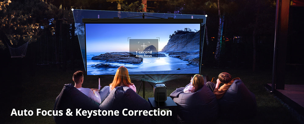 [Certificado por Netflix y Google TV] Proyector LCD ETOE Seal Pro 1000 ANSI, resolución nativa 1080P, certificado Dolby Audio, enfoque automático, corrección trapezoidal automática, 2 altavoces de 10W, Chromecast integrado, Asistente de Google.