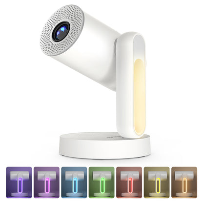 [Netflix &amp; Android TV Certifie] ETOE Starfish Projector, Android TV 11.0, Dolby Digital, Touch Night Light, 140° Rotation, 300 ANSI, 4K Decoding, Auto Keystone Correction, Built-in Chromecast, 5W Speaker