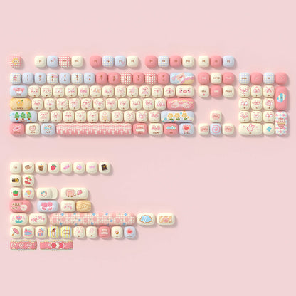 Akko Piggy Party MOG Profile Keycap Set (139-key)