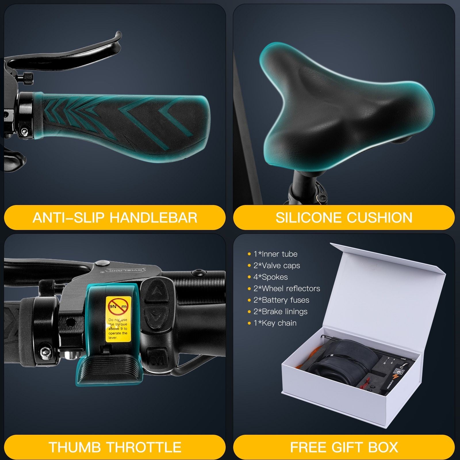 Bicicleta eléctrica FAFREES F26 Carbon X con neumáticos de aire de 26*4.8 pulgadas, motor trasero de 1000W, velocidad máxima de 25 km/h, batería de 48V 22.5Ah y autonomía asistida de 120-140 km.