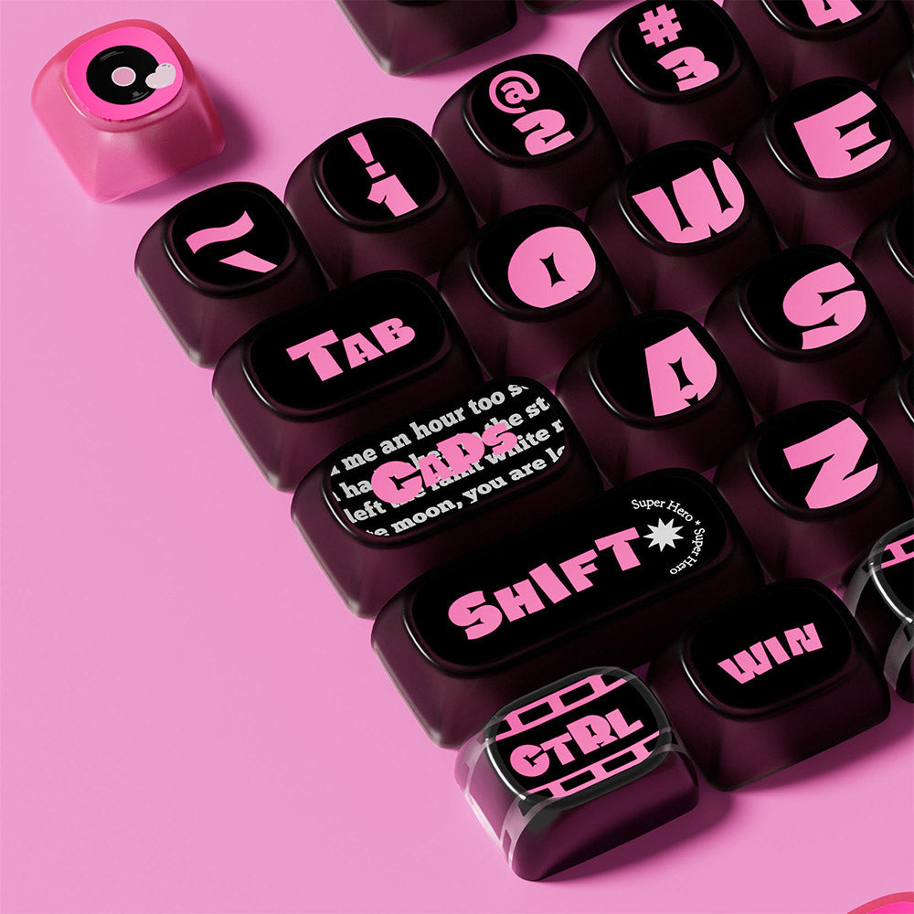 Akko Pink Phantom Keycap Set (139-key)