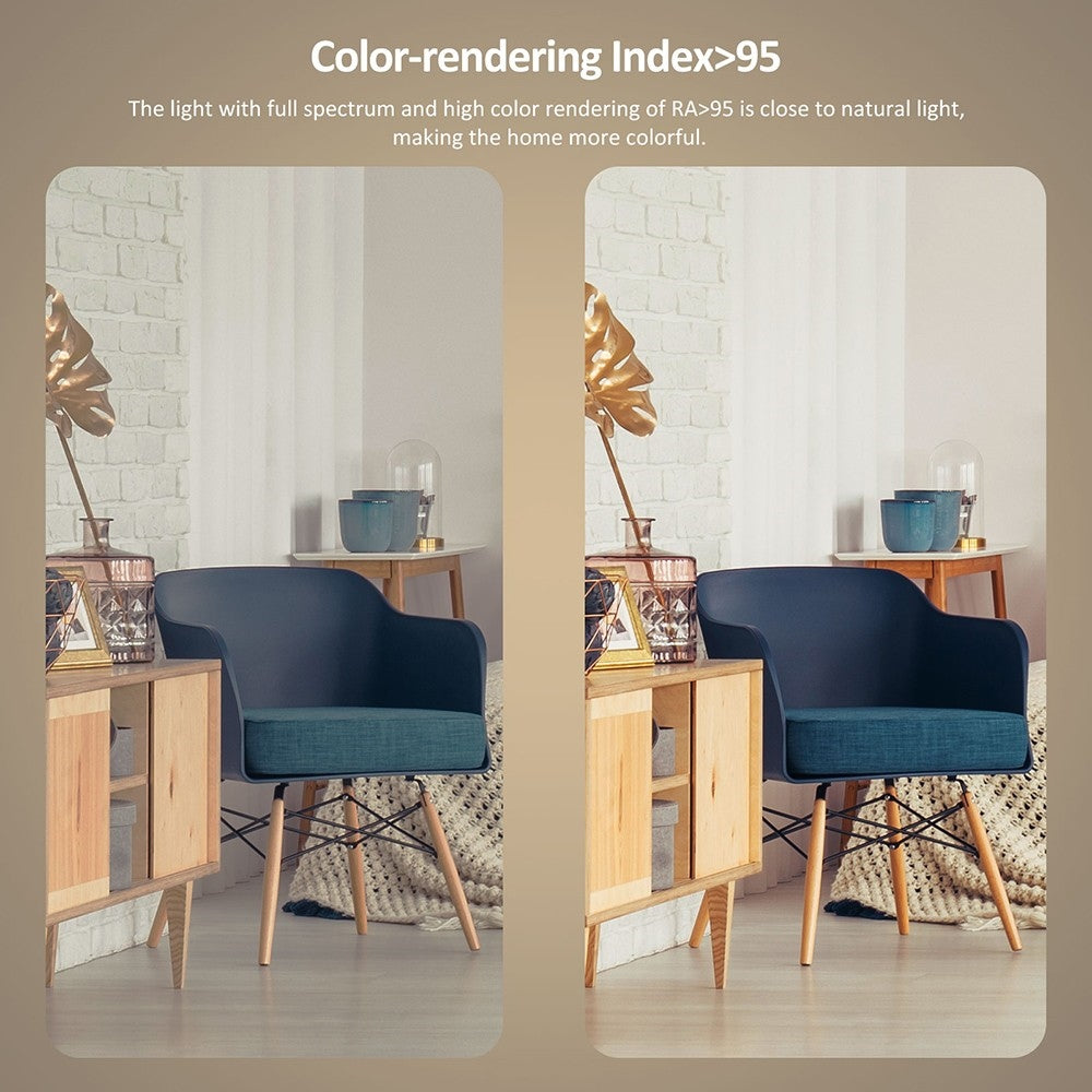 Lámpara de pie FIMEI MF18813 con luz de lectura, protección ocular, 4 temperaturas de color, atenuación infinita, control táctil y control remoto, para sala de estar, oficina, dormitorio - Negro