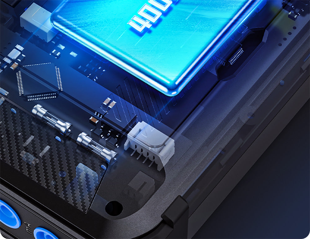 Osciloscopio digital portátil FNIRSI 2C53P, multímetro, generador de señales, pantalla táctil IPS de 4,3 pulgadas, 3 en 1, 2 canales, 50 MHz, 250 Ms/s, 19999 cuentas - Azul