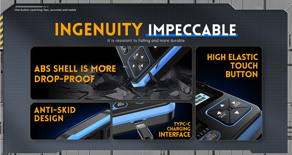 Osciloscopio digital FNIRSI DSO-TC3 3 en 1 con sonda de alto voltaje P6100, generador de señales DDS, probador de transistores, 1 canal, ancho de banda de 500 kHz, frecuencia de muestreo de 10 MSa/s, 6 tipos de formas de onda.