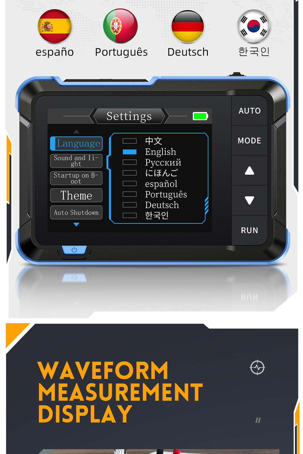 Osciloscopio digital FNIRSI DSO153, pantalla de 2,8 pulgadas, ajuste automático, batería de litio de 1000 mAh, onda cuadrada de calibración de 1 kHz, ancho de banda de 1 MHz, frecuencia de muestreo de 5 MS/s, versión premium.