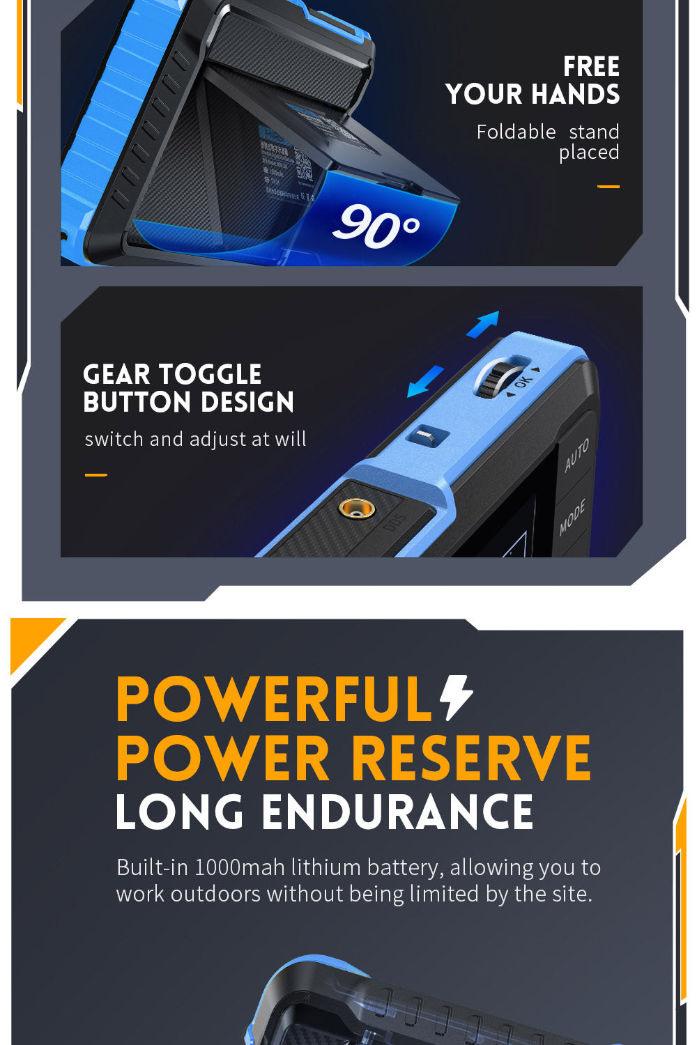 Osciloscopio digital FNIRSI DSO153, pantalla de 2,8 pulgadas, ajuste automático, batería de litio de 1000 mAh, onda cuadrada de calibración de 1 kHz, ancho de banda de 1 MHz, frecuencia de muestreo de 5 MS/s, versión premium.