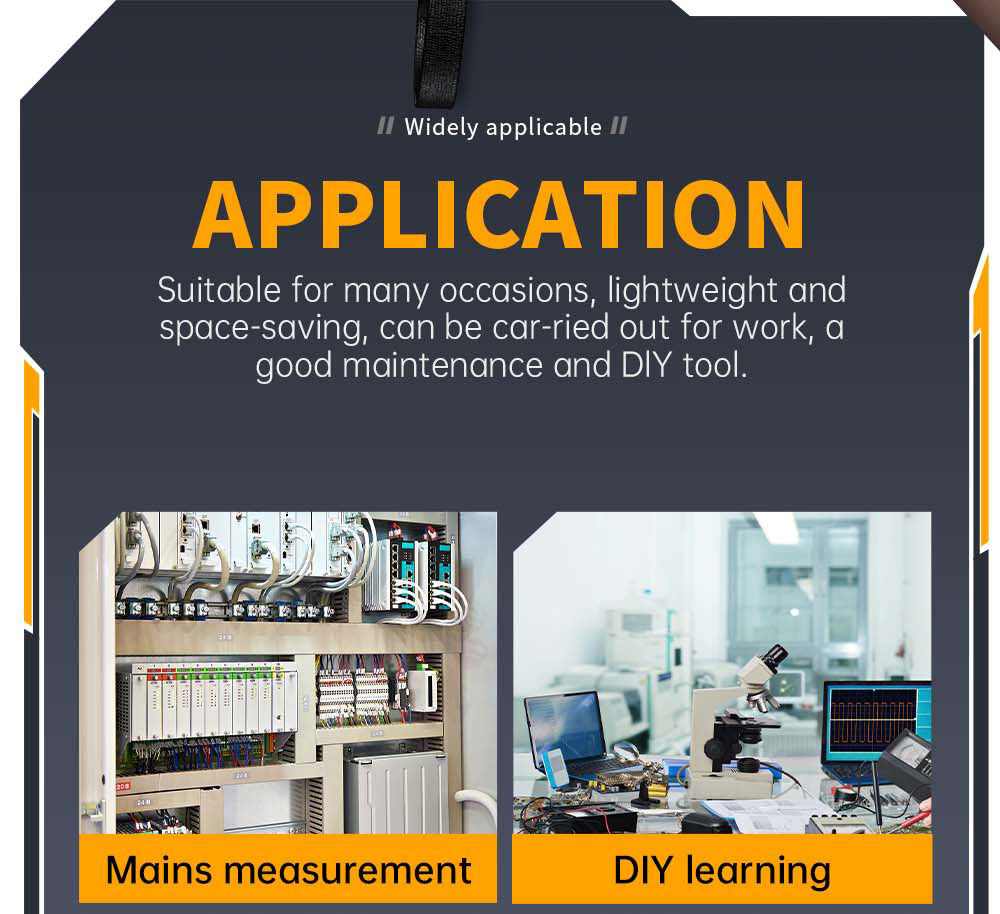 Osciloscopio digital FNIRSI DSO510 2 en 1, generador de señales DDS, pantalla de 2,8 pulgadas, ancho de banda de 10 MHz, frecuencia de muestreo de 48 MS/s, modo de disparo automático/normal/único.