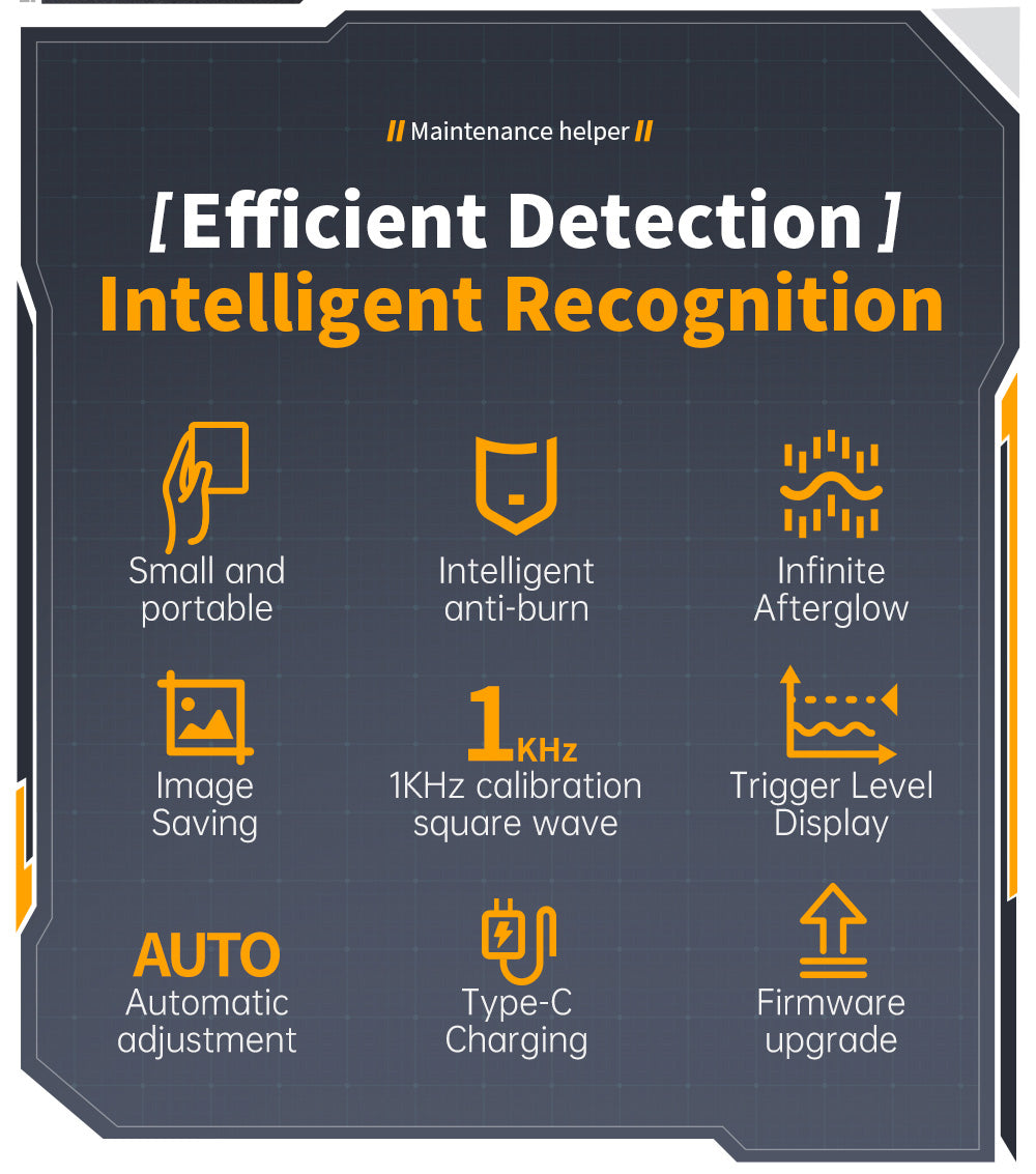 Osciloscopio digital FNIRSI DSO510 2 en 1, generador de señales DDS, pantalla de 2,8 pulgadas, ancho de banda de 10 MHz, frecuencia de muestreo de 48 MS/s, modo de disparo automático/normal/único.