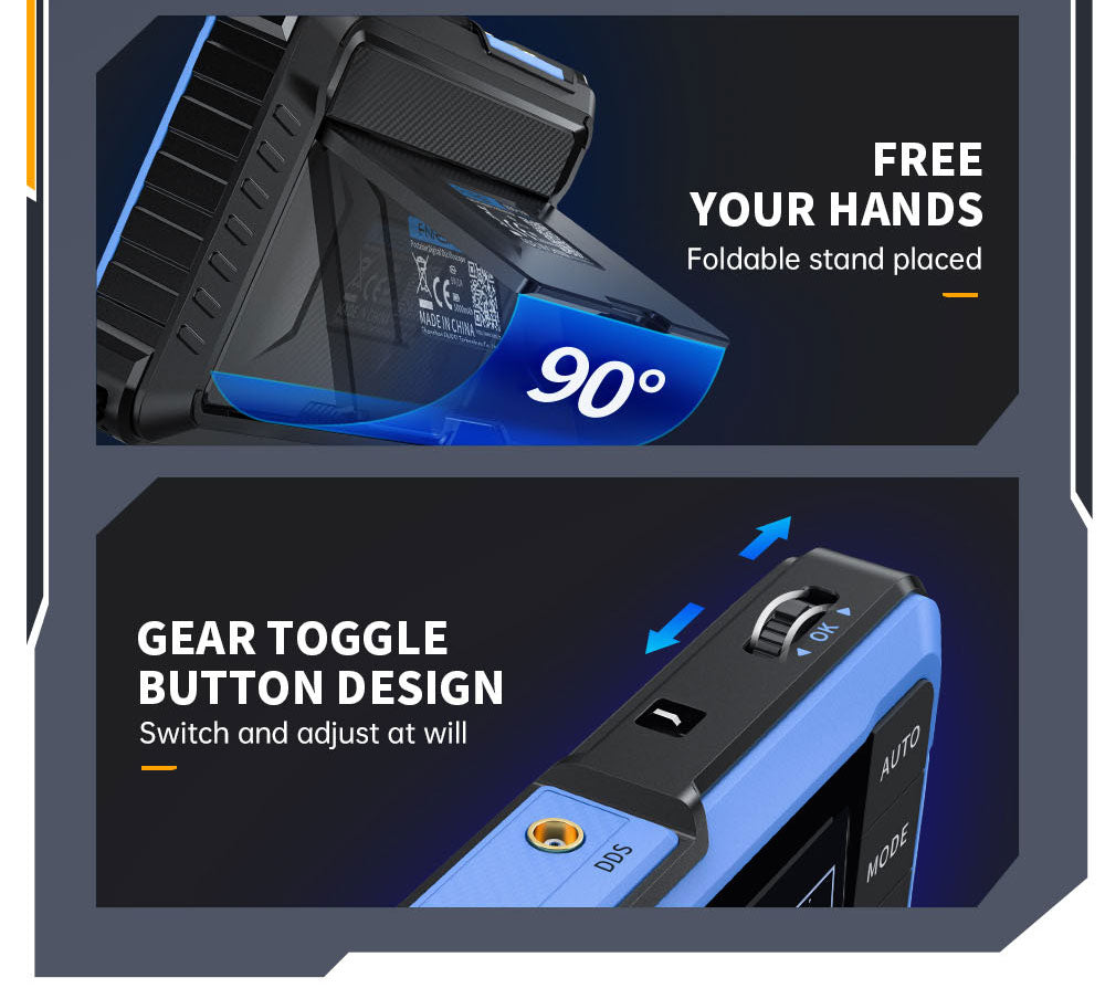 Osciloscopio digital FNIRSI DSO510 2 en 1, generador de señales DDS, pantalla de 2,8 pulgadas, ancho de banda de 10 MHz, frecuencia de muestreo de 48 MS/s, modo de disparo automático/normal/único.