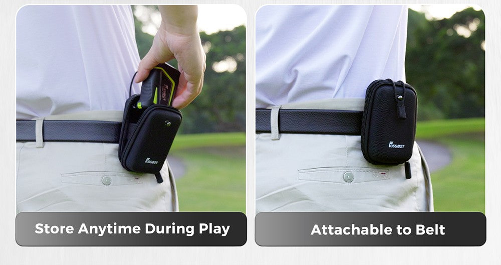 FOSSiBOT C1000 Pro Golf Rangefinder, Green & Red OLED Display, 0.06s Measure Speed, 1000m Measurement Range, IP54 Waterproof