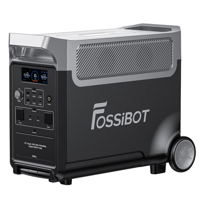 FOSSiBOT F3600 Pro Portable Power Station, 3840Wh LiFePO4 Battery, Max. 11520Wh Expansion, 3600W High AC Output, 2000W Max Solar Charge, 1.5h Full Charge, PD 100W, 13 Output Ports, LED Flashlight, UPS, APP Control