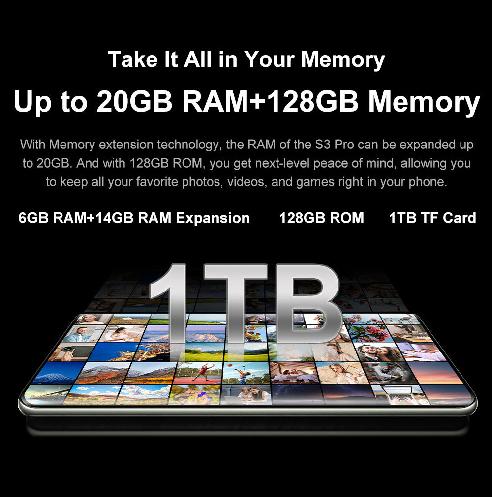 Teléfono inteligente FOSSiBOT S3 Pro 4G, 6.67