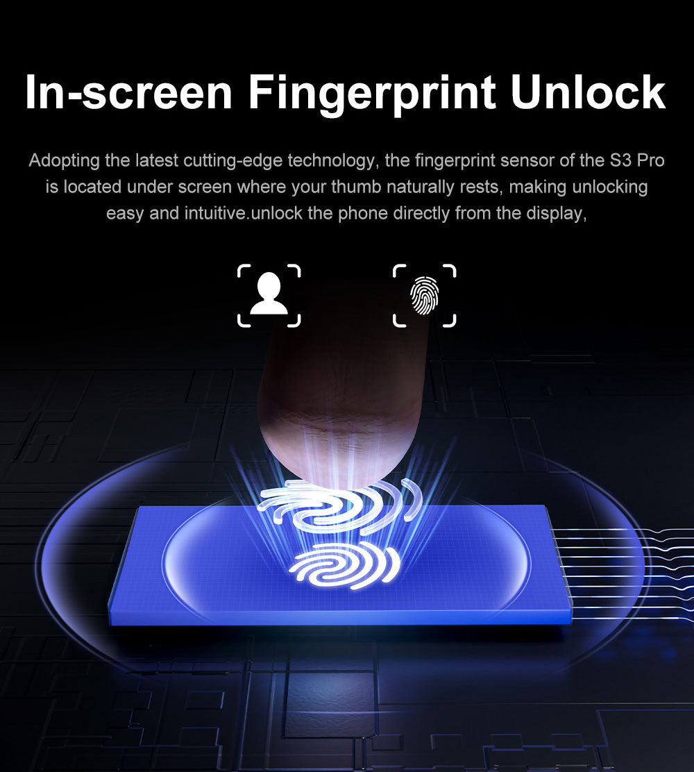 Teléfono inteligente FOSSiBOT S3 Pro 4G, 6.67