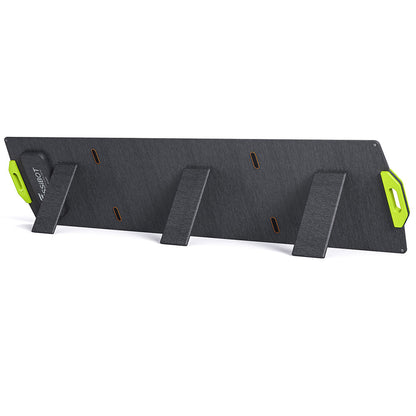 FOSSiBOT SP200 200W Foldable Solar Panel, 23.4% High Cell Efficiency, ETFE Coating, Adjustable Kickstands for Home, RV, Camping, Blackout - Green